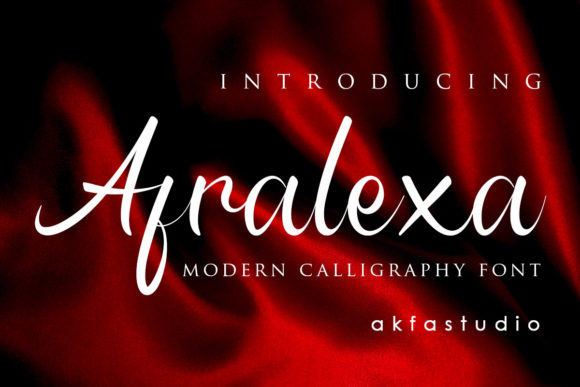 Afralexa: A Refined Script Typeface for Editorial Design
