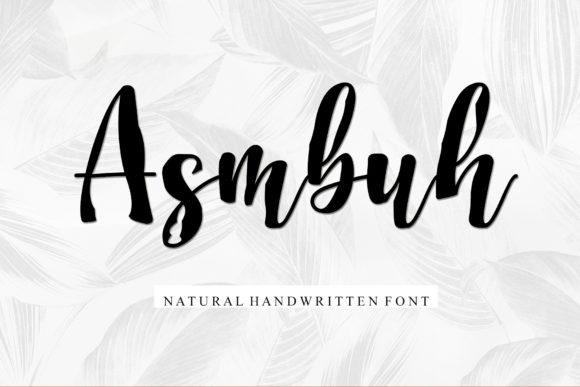 Asmbuh Font: Elevate Your Brand Identity