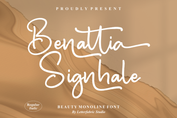 Benattia Signhale: A Graceful Script Font for Editorial Design