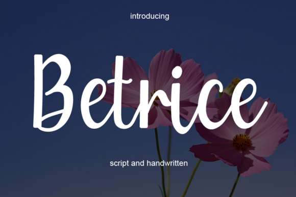 Betrice: A Script Font for Elegant Branding