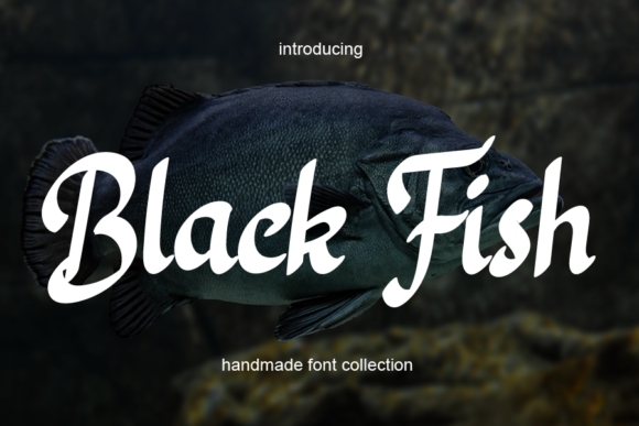 Black Fish Font: A Script Typeface for Polished Branding
