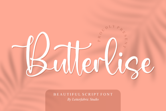 Butterlise: A Script Font for Editorial Grace