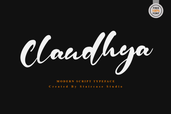 Claudhya: A Sweet Script Font for Branding