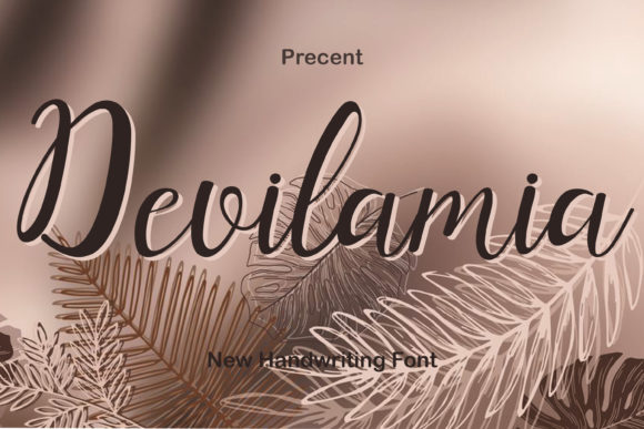 Devilamia: A Script Font for Digital Design