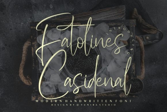 Fatolines Casidenal: A Script Font for Bold Campaigns
