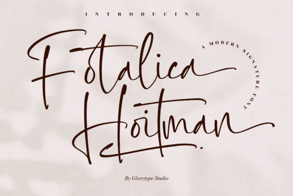 Fotalica Hoitman: A Script Font for Digital Branding
