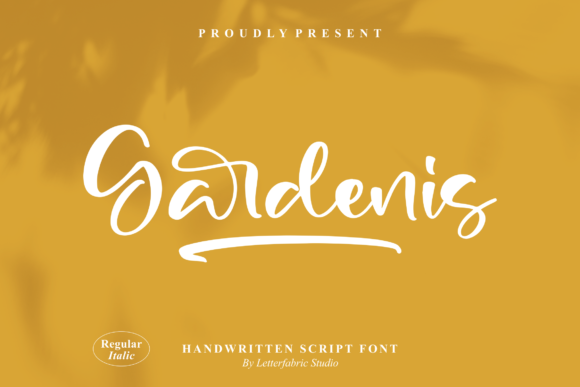 Gardenis: A Script Font for Modern Branding