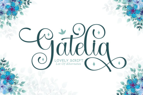 Gatelia: A Delicate Script Font for Makers