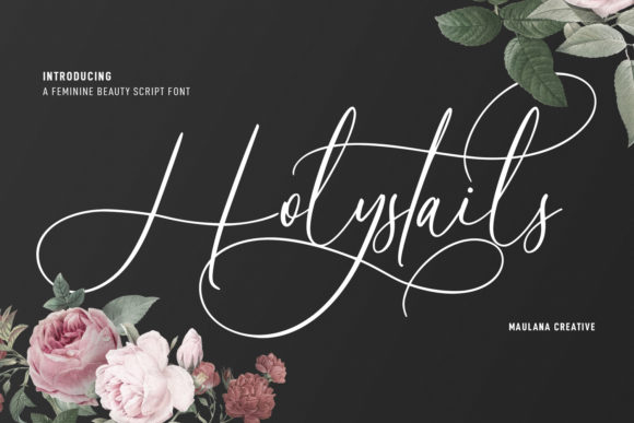 Holystails: A Script Font for Scroll-Stopping Content