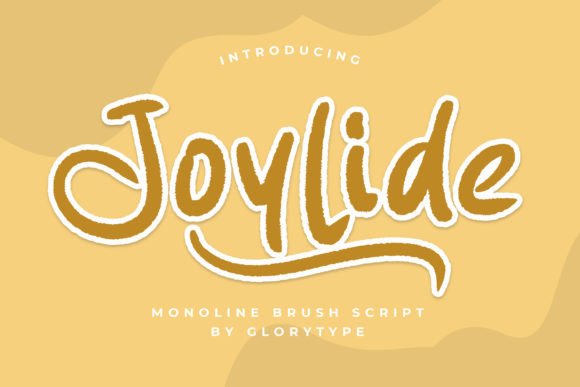 Joylide: A Handwritten Font for Makers