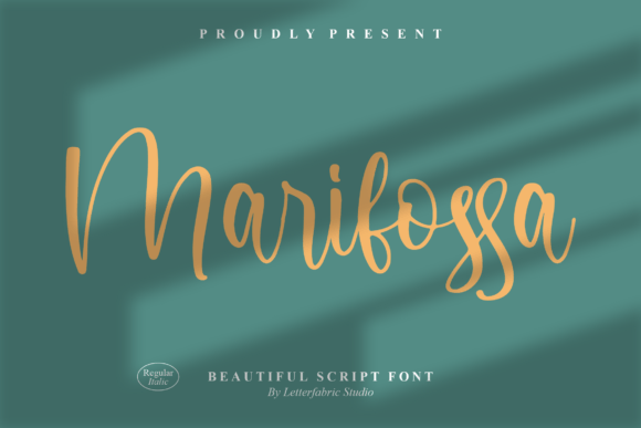 Marifossa: A Script Font for Digital Branding