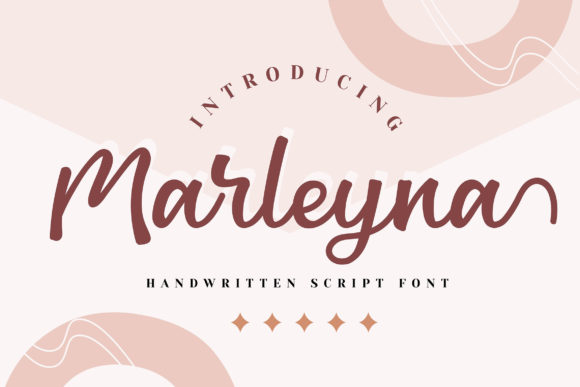 Marleyna Typeface: A Graceful Script for Elegant Branding