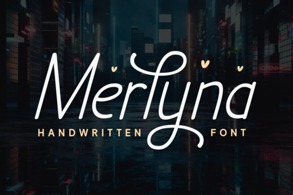 Merlyna: The Graceful Script Font for Marketers