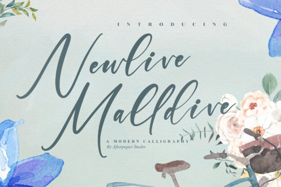Newlive Malldive Font for Crafters