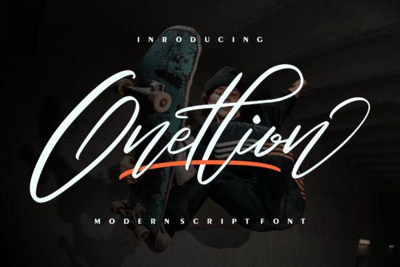 Onetlion: A Delicate Script Font for Modern Web Design