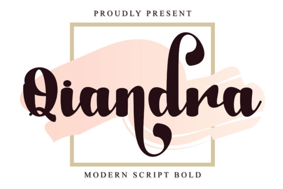 Qiandra: A Bold Script Font for Digital Branding