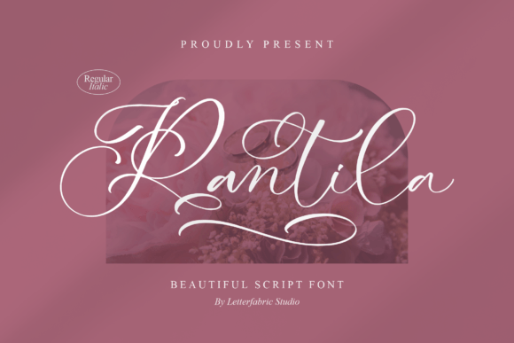Rantila: A Script Font for Editorial Design
