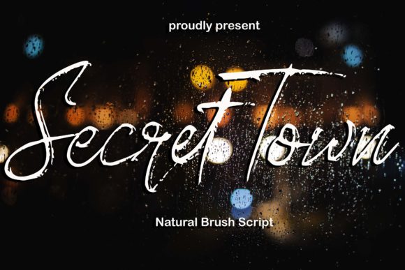 Secret Town: A Delicate Script Font for Editorial Design