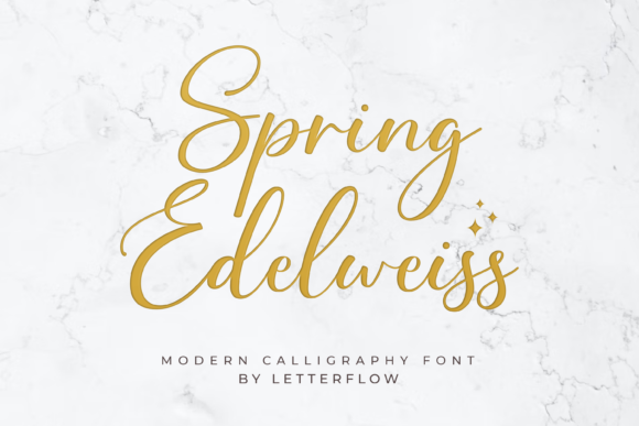 Spring Edelweiss Font: Elevate Your Brand
