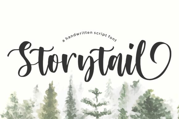 Storytail: A Delicate Script Font for Web Design