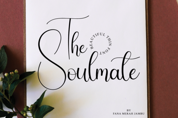 The Soulmate Font: Elevating Web Design with Elegant Script