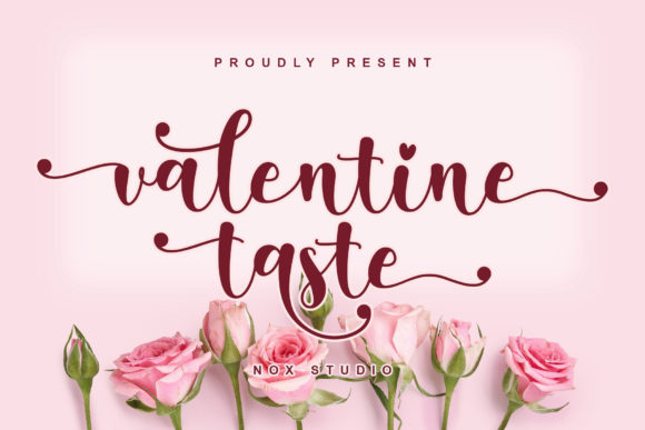 Valentine Taste: A Romantic Script Font for Branding
