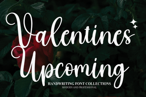 Valentines Upcoming: A Script Font for Editorial Design
