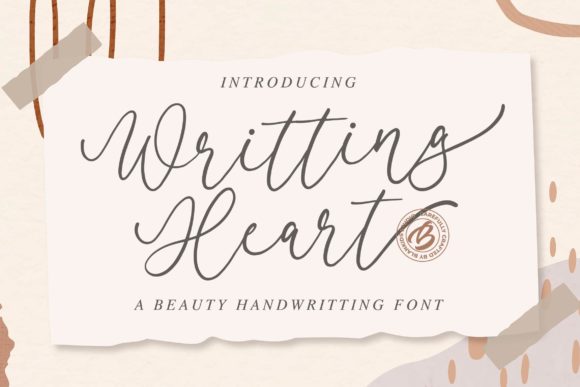 Writting Heart: A Script Font for Digital Design